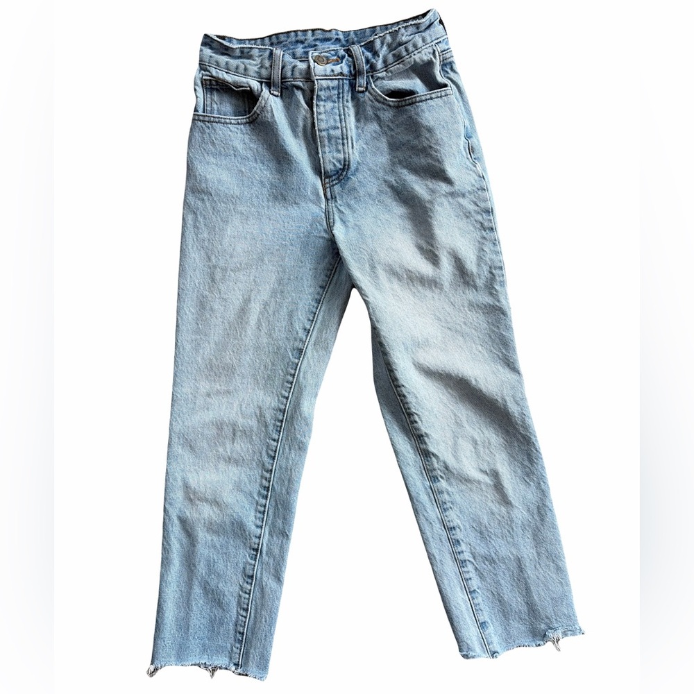 Brandy Melville J. Galt Button Fly High Rise Blue Denim jeans